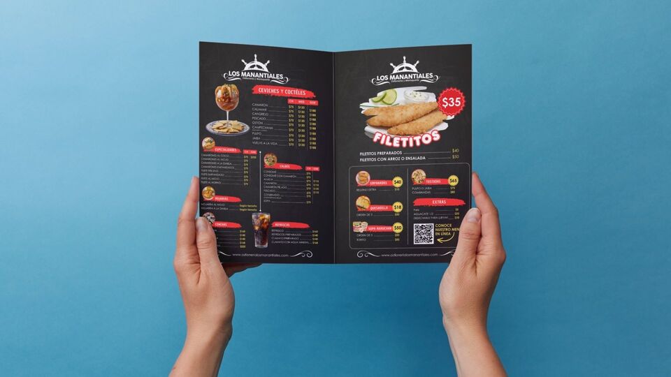 Menús para restaurantes